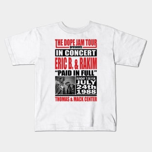 The Dope Jam Tour (1988) Kids T-Shirt